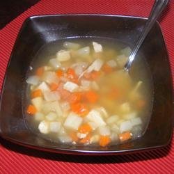 Chinese Chicken and Potato Soup recipe
