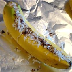 Campfire Banana Splits recipe