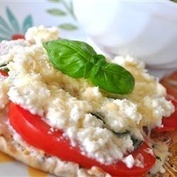 Ricotta and Tomato Sandwich recipe