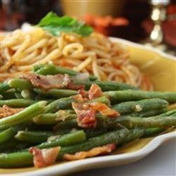 Green Beans With Shallot Dressing recipe