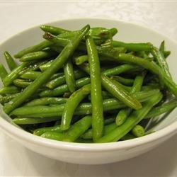 Easy Garlic Green Beans recipe