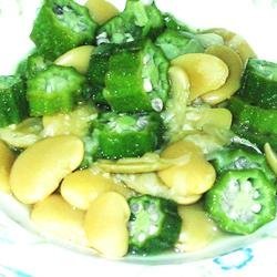 Sylvia's Butterbeans and Okra recipe