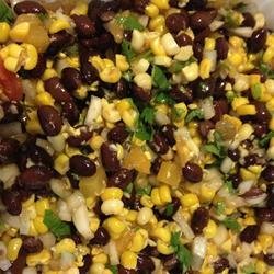 Spicy Bean and Corn Salsa Side recipe