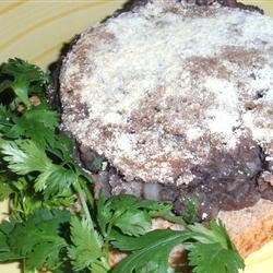 Cornmeal-Crusted Black Bean Burger recipe