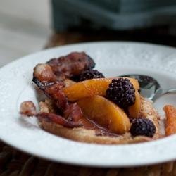 Spiced Blackberry and Peach Compote recipe