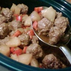 Steph's Zesty Sweet and Sour Meatballs recipe