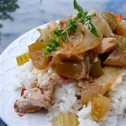 Korean Spicy Chicken Tenders with Sweet Apple recipe