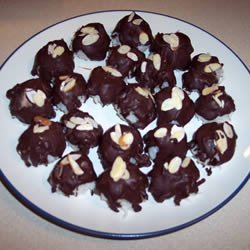 Almond Coconut Chocolate Cookie Balls recipe