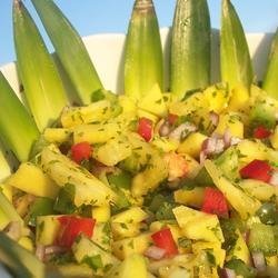 Tropical Mango and Pineapple Paradise Salsa recipe