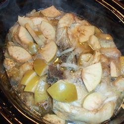 Slow Cooker Apple Pork Chops recipe