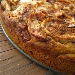 Pumpkin Cake with Apple Top recipe