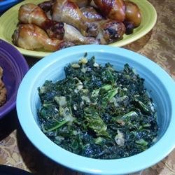 Kale with Kiwi recipe