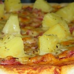 Fast Hawaiian Pizza recipe