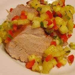 Pork Tenderloin with Pineapple Salsa recipe