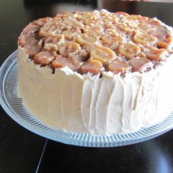 Double Layer Bananas Foster Upside Down Cake recipe
