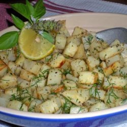 Celeriac With Butter and Lemon - Céleri - Rave Saute recipe