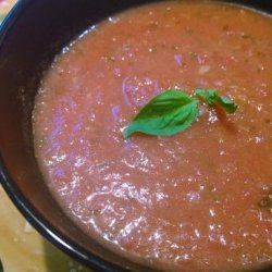 Garden Fresh Tomato Basil Soup recipe