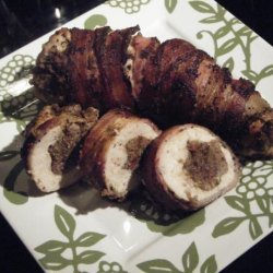 Bacon Wrapped Chicken Roulade recipe