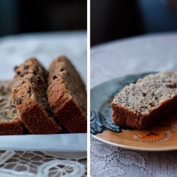 Banana Bread With Chocolate Chips and Walnuts recipe