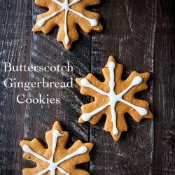 Butterscotch Gingerbread Cookies recipe
