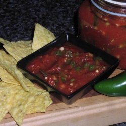 Easy Salsa Made With Canned Tomatoes recipe