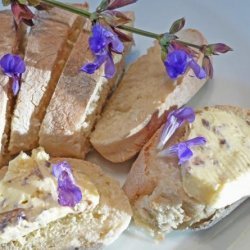 Butter With Rosemary or Other Edible Flowers recipe