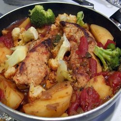 Pork Chops One Pan Supper recipe