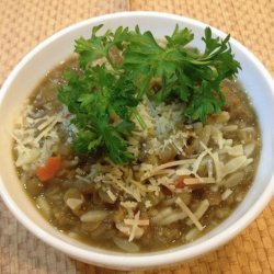 Lentil Soup With Orzo recipe