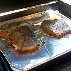 Oven Liner Grilled Salmon recipe