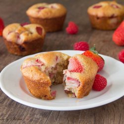 Almond Berry Muffins recipe