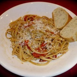 Pasta Pomodorini - EVOO, Tomatoes, Herbs & Spice! recipe