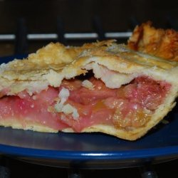 June's Rhubarb Pie recipe