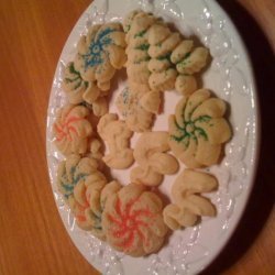 Swedish Spritz Cookies recipe