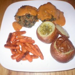 Stuffed “Trap Door” Red Potatoes #RSC recipe
