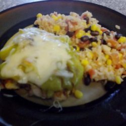 Smothered Green Chili Pepper Chicken recipe