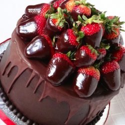 Chocolate Strawberry Cake recipe