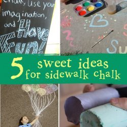 Sidewalk Chalk recipe