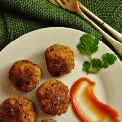 Cheesy Mac-N-Shrimp Balls #RSC recipe