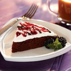 Blackberry Brownie Torte recipe