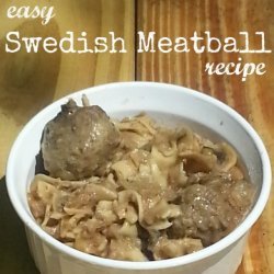 Easy Swedish Meatballs recipe
