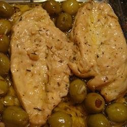 Chicken Breasts with Olives recipe