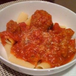 Grandma's Homemade Italian Sauce and Meatballs recipe
