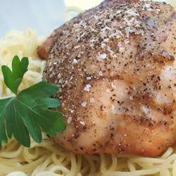 Cardamom Chicken with Salt and Pepper Crust recipe