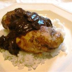 Chicken Marsala Over White Rice recipe