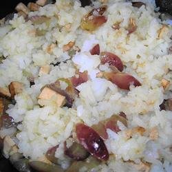 Grapes and Rice Stir Fry recipe