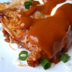 Super Easy Slow Cooker Chicken Enchilada Meat recipe