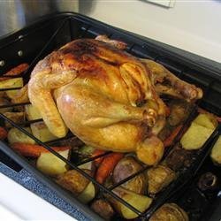 Healthier Juicy Roasted Chicken recipe