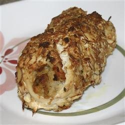 Pecan Encrusted Stuffed Chicken Breasts recipe