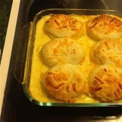 Creamed Chicken and Biscuits! recipe