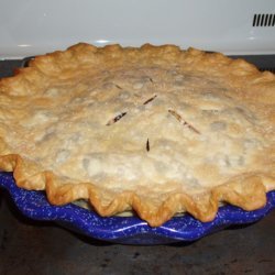 Blueberry Rhubarb Pie recipe